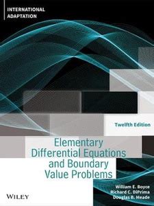 10 Elementary Differential Equations and Boundary Value Problems