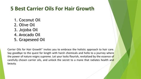 10 Incredible Carrier Oils for Hair: Revitalize Your Locks!