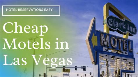 10 Inexpensive Motels in Las Vegas for Under $50