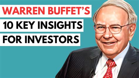 10 Insights for Savvy Investors