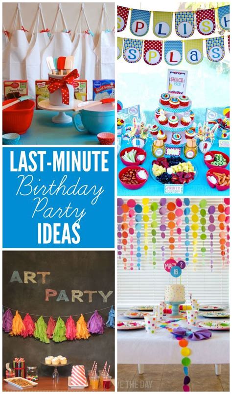 10 Last Minute Birthday Ideas to Save the Day