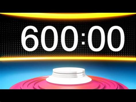 10 Minutes: A Countdown to 600 Seconds