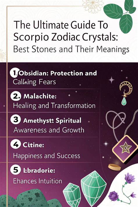 10 Scorpio Crystals for Protection, Healing, and Power