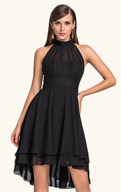 10 Stunning Occasions to Rock a Halter Black Dress