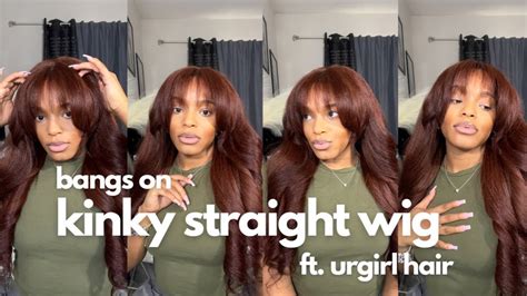 10 Surprising Benefits of Curtain Bangs Kinky Straight Wigs