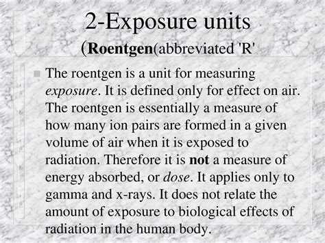 10 Surprising Facts About Roentgen Radiation Units: 1000 mR and Beyond