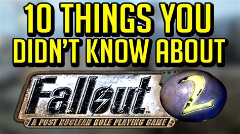 10 Things You Didn't Know About Fallout 2