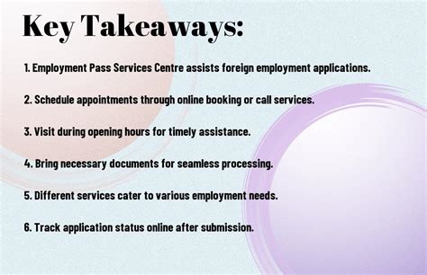 10 Things You Need to Know About the Employment Pass Services Centre