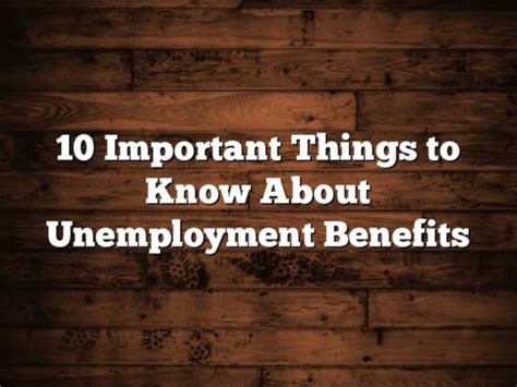 10 Things to Know About Unemployment Insurance