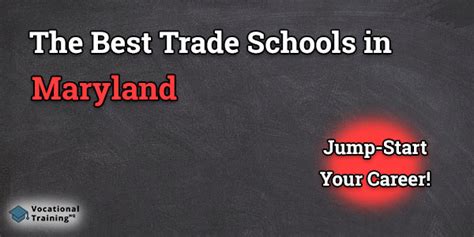 10 Trade Schools in Maryland That Will Put You on the Fast Track to Success