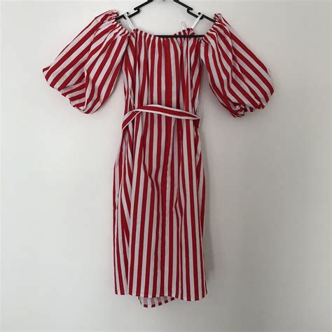 10 Unforgettable Striped Dress Red & White Combinations