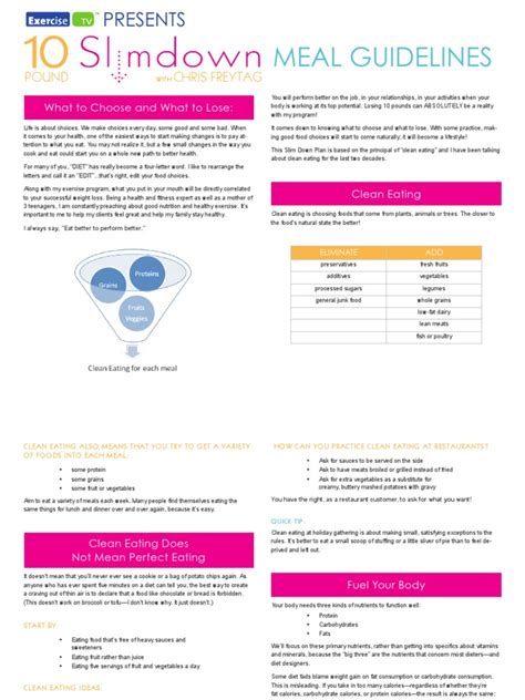 10 day slim down guide pdf PDF