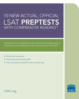 10 new actual official lsat preptests with comparative reading PDF