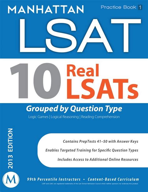 10 real lsats grouped by question type Doc