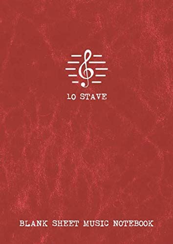 10 stave music manuscript notebook composition Kindle Editon