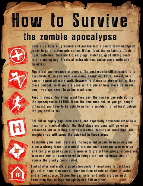 10 things you need to know to survive the zombie apocalypse PDF
