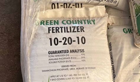 10-20-10 Fertilizer: