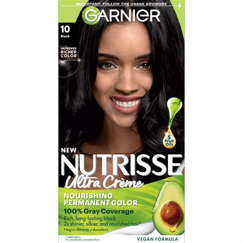 10. Garnier Nutrisse Ultra Color Creme in Very Black (5)