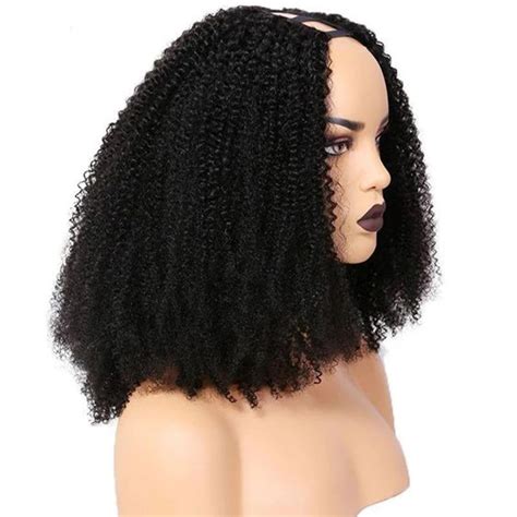 100% Natural Kinky Coily U Part Wigs for an Exquisite Hair Transformation