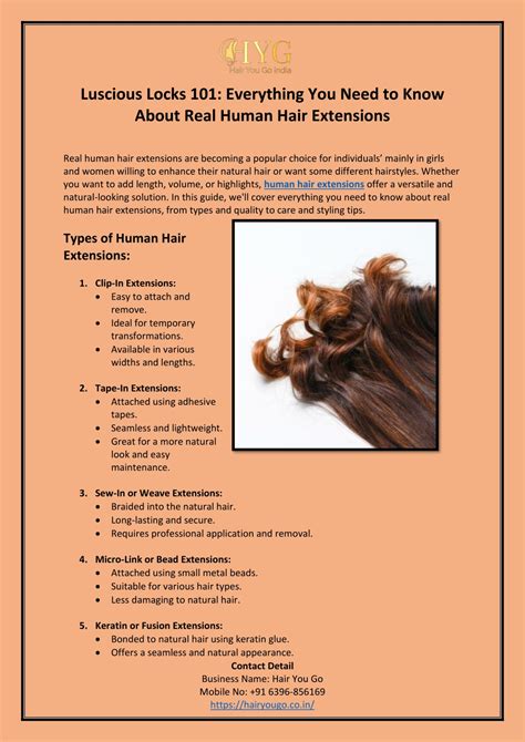 100% Real Human Hair Extensions: The Ultimate Guide to Luscious Locks