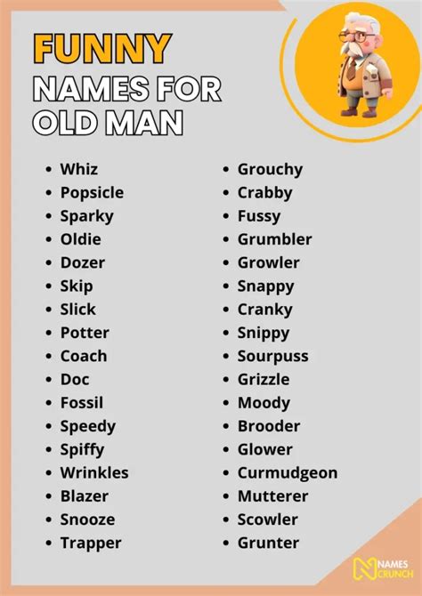 100+ Grouchier-Than-Grumpy Old Man Names You Can't Resist