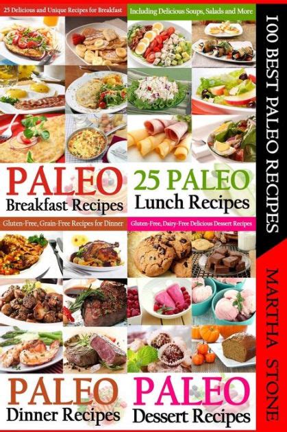 100 Best Paleo Recipes A Combination of Four Great Paleo Recipes Books Paleo Diet Cookbook Volume 5 PDF
