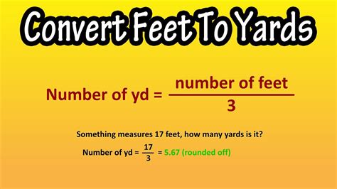 100 Feet in Yards: Conversion Formula