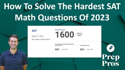 100 Hardest SAT Math Questions That Will Make You Sweat