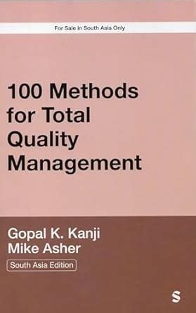 100 Methods for Total Quality Management Reader