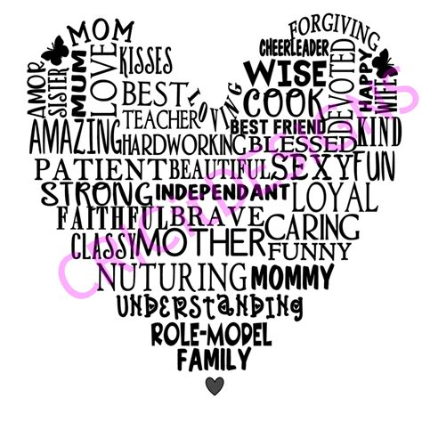 100 Words to Describe Your Mom