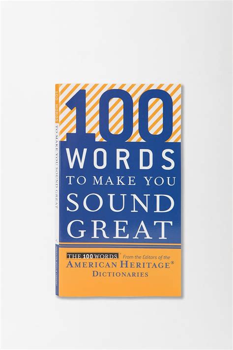 100 Words to Make You Sound Great Reader