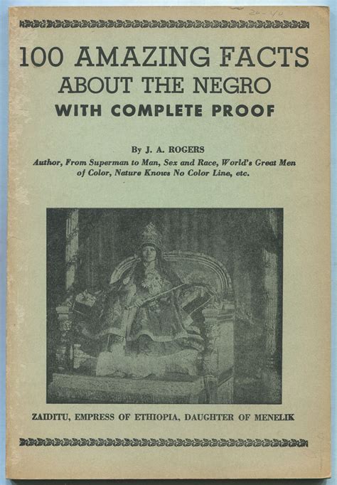 100 amazing facts about the negro with complete proof PDF