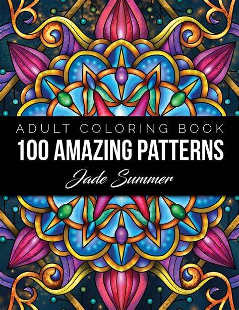 100 amazing patterns adult coloring PDF