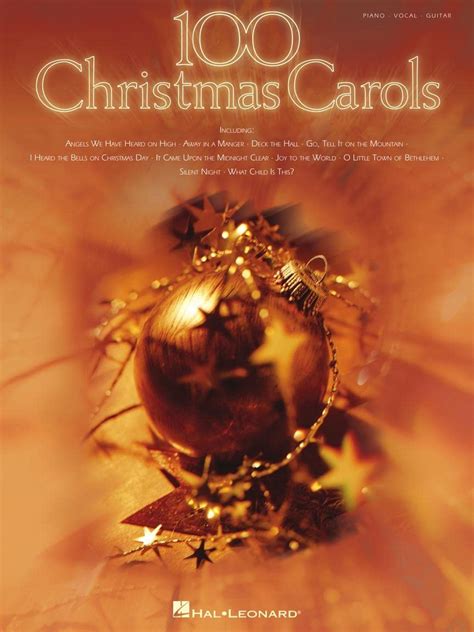 100 christmas carols piano or vocal or guitar songbook Epub