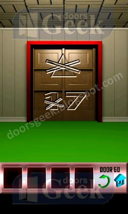 100 Doors Level 60 Walkthrough