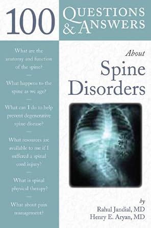 100 questions answers about spine disorders Ebook Kindle Editon