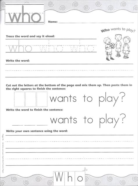 100 write and learn sight word practice PDF