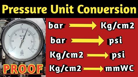 1000 PSI to KG/CM2: Converting Air Pressure Measurements