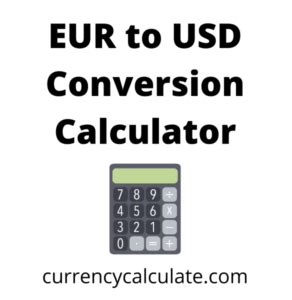 1000 US Dollar in Euro (New Calculation)