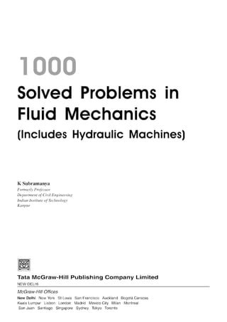 1000 solved problems in fluid flow pdf Doc