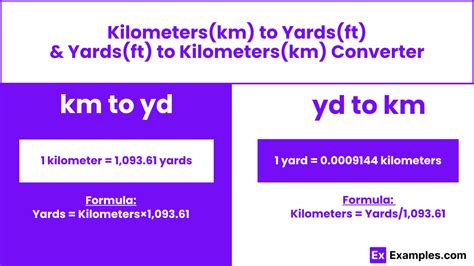 1000 yards / 1093.61 yards/km = km