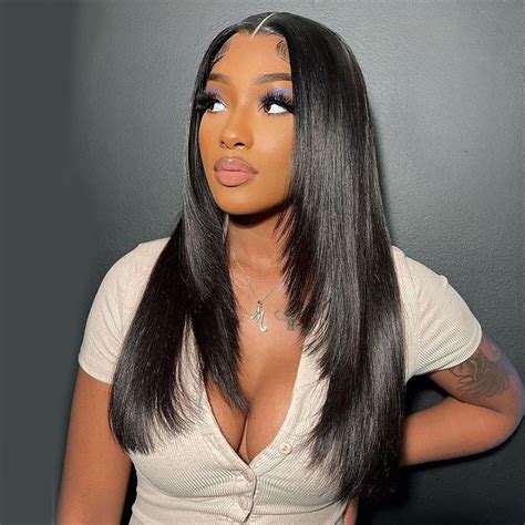 10000% Bomb-diggity Layered African American Human Hair Lace Front Wigs