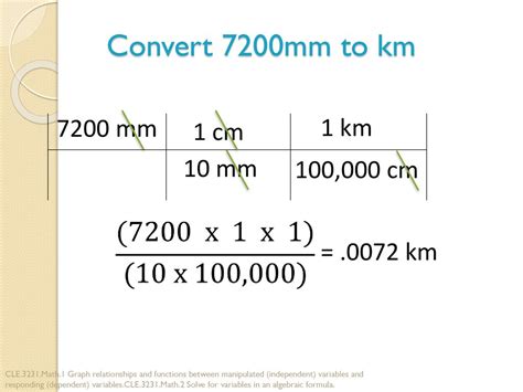 100000 cm to km