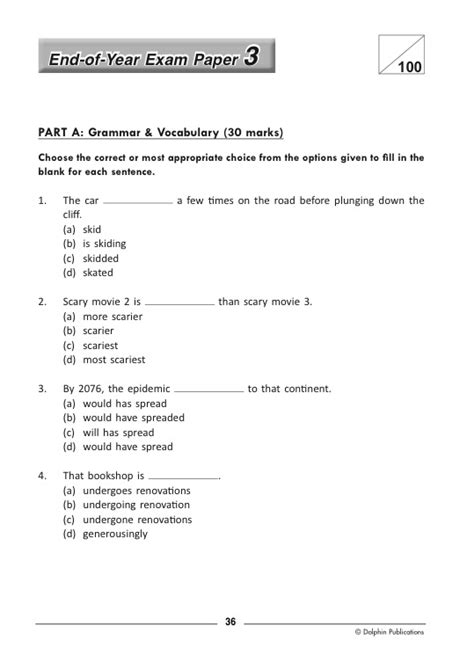 1001+ Sec 1 English Exam Papers: Guaranteed Success in Your English Journey