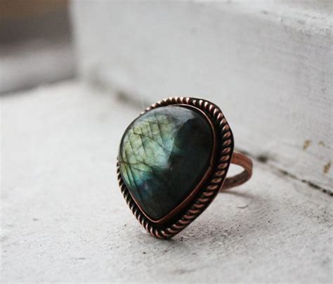 1001 Alluring Labradorite Rings: Unlock the Mystical Realm of Shimmering Stone