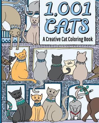 1001 Cats A Creative Cat Coloring Book Kindle Editon