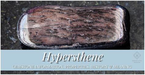 1001 Facets of Hypersthene: A Comprehensive Overview