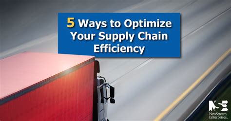 1001 Ways to Optimize Your Supply Chain