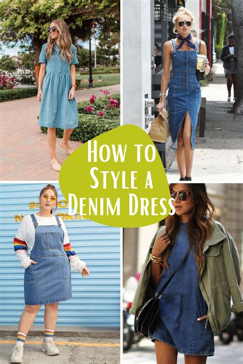 1001 Ways to Style a Jean Dress for Women