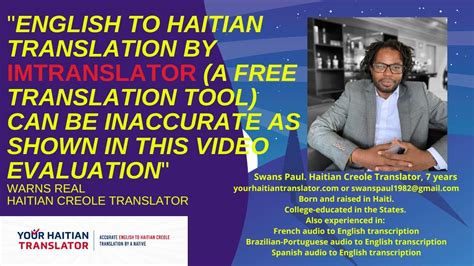 1001 Ways to Translate Creole Haitian to English